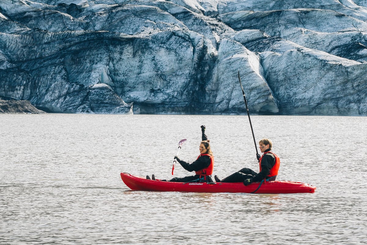 Glacier Walk & Glacier Kayak, Iceland