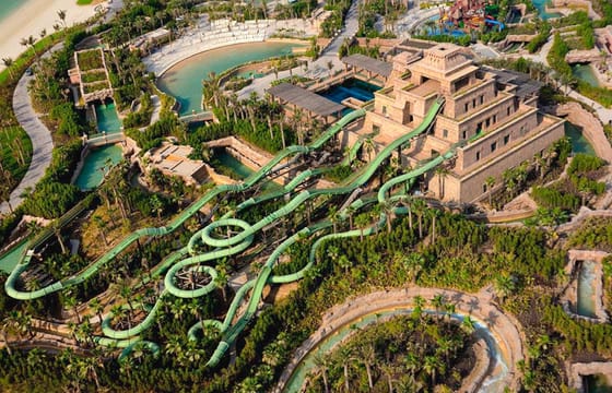 Dubai Atlantis Aquaventure Water Park with Lost Chambers Tour with Private Transfers