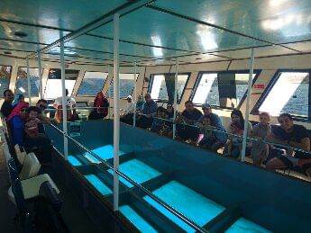 Recorrido en barco con fondo de cristal en Sharm El Sheikh