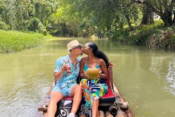 Bamboo Rafting with limestone Massage and Margaritaville From Montego Bay