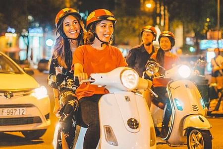 Nighttime Vespa Adventure: Explore Saigon’s Hidden Gems and Street Food