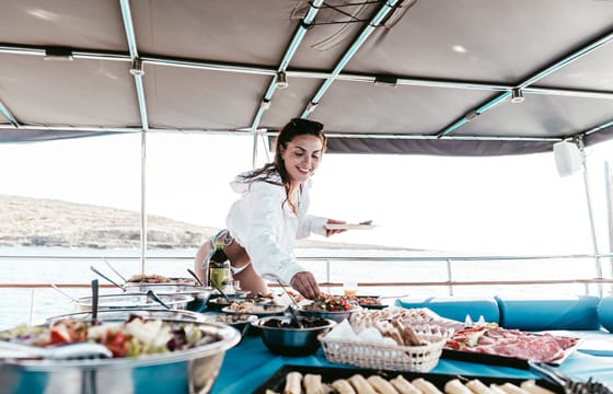 Three Bay Cruise Including Comino & Blue Lagoon (Full Day Including Lunch & Drinks)