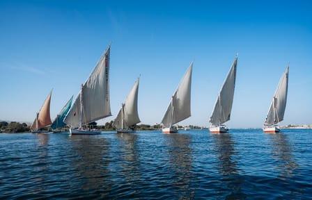Sunset Felucca Ride and Karnak Temple Sound Show in Luxor