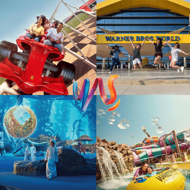 1 Day 2 Yas Island Park Tickets Combo 2