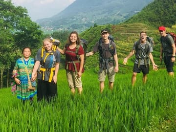 5 Hours Trekking with Terraced Rice Field in Sapa