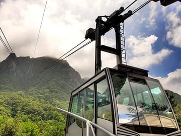 Cable Car to Kwongeumseong fortress