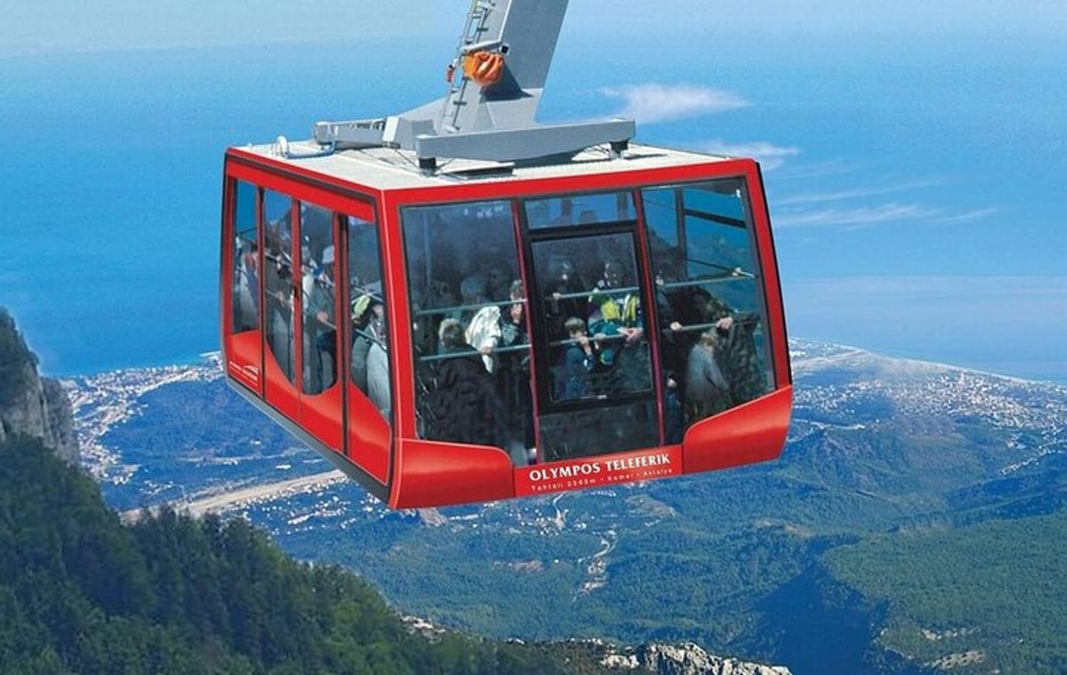 Olympos Cable Car Ride With Transfer from Antalya