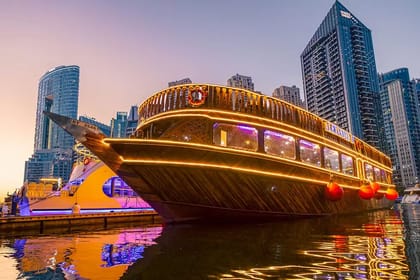 Dubai Dhow Marina Cruise: “From Traditional Charm to Modern Luxury”