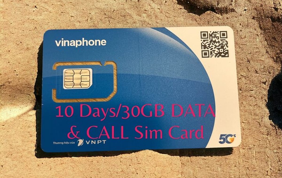 10 Days 30GB Data and Call SIM Card Vietnam