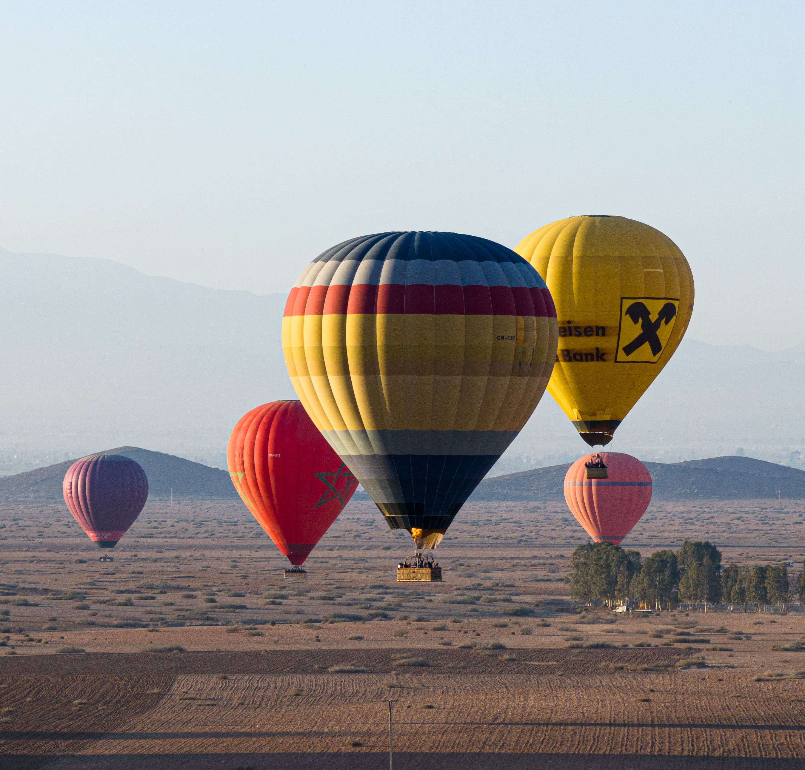 Marrakech hot air balloon ride with Moroccan breakfast