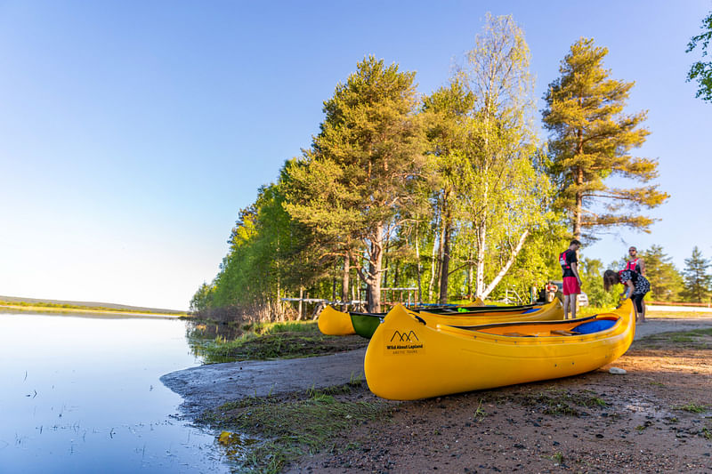 Canoeing in Lapland