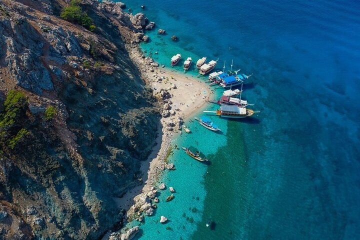 Suluada Island Boat Tour Sunset BBQ Dinner & Transfer from Kemer 2