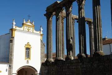 Explore Evora's Roman Temple, Cathedral, and Historic Center