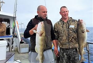 Deep sea fishing from Inisheer. Aran Islands. Private guided. 