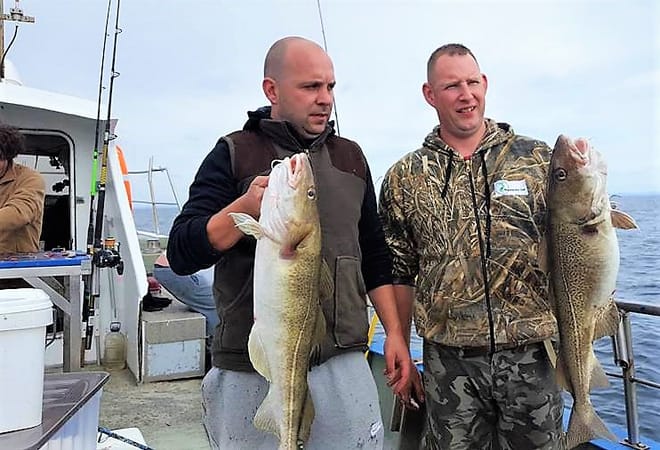 Deep sea fishing from Inisheer. Aran Islands. Private guided. 