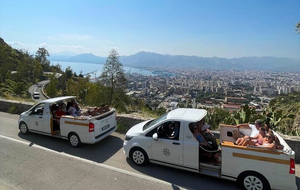 Palermo: Panoramic Mount Pellegrino in CruiserCar