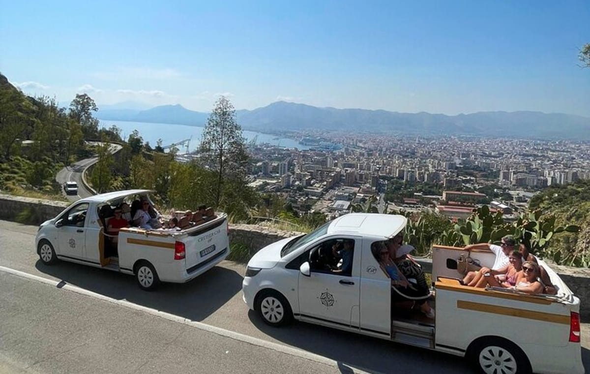 Palermo: Panoramic Mount Pellegrino in CruiserCar