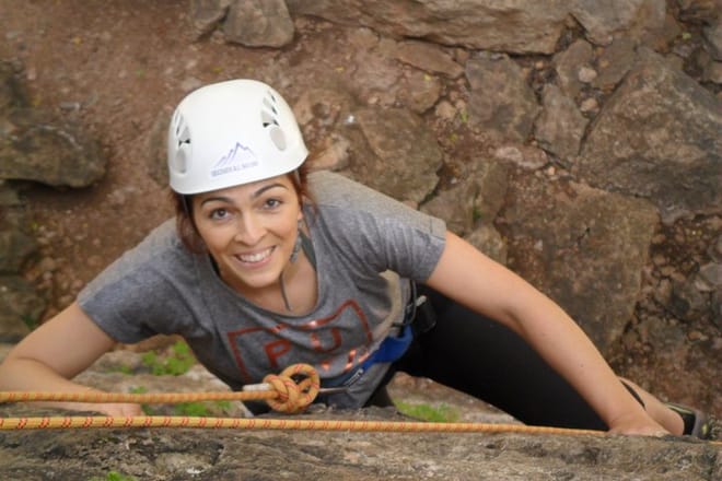 Climbing in Arr&aacute;bida