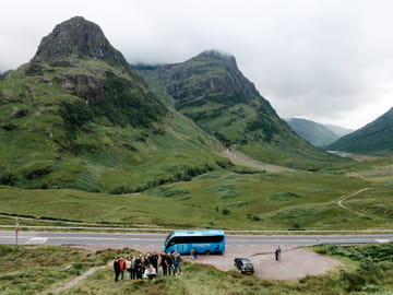 Scottish Highlands and Glenfinnan Viaduct from Edinburgh