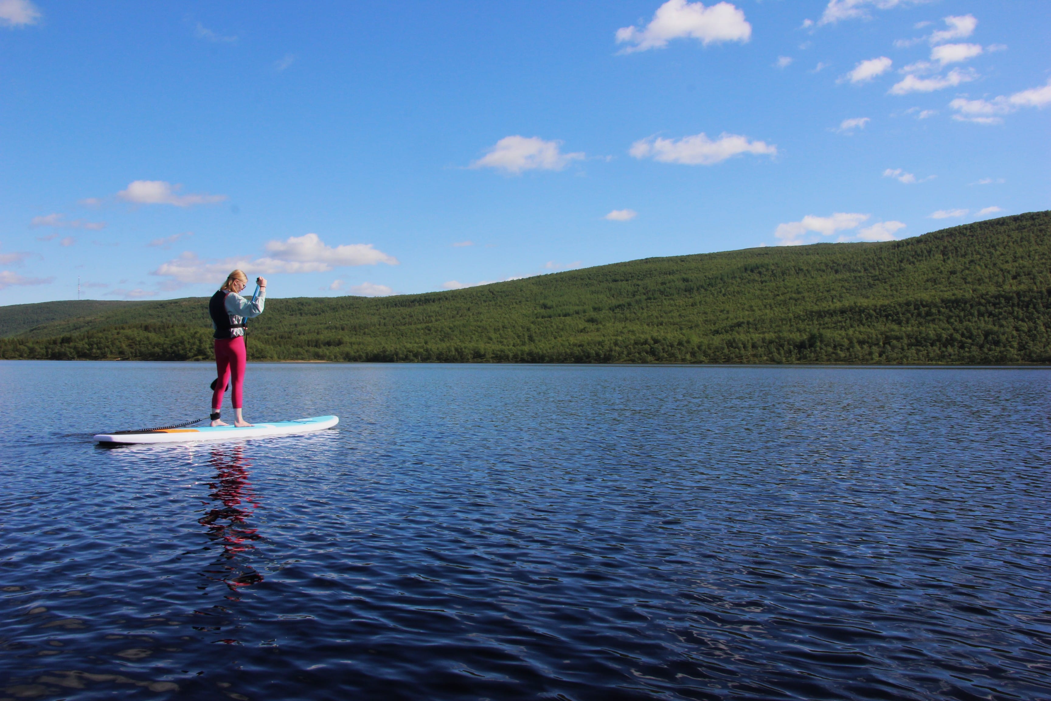 SUP board in Utsjoki Lapland