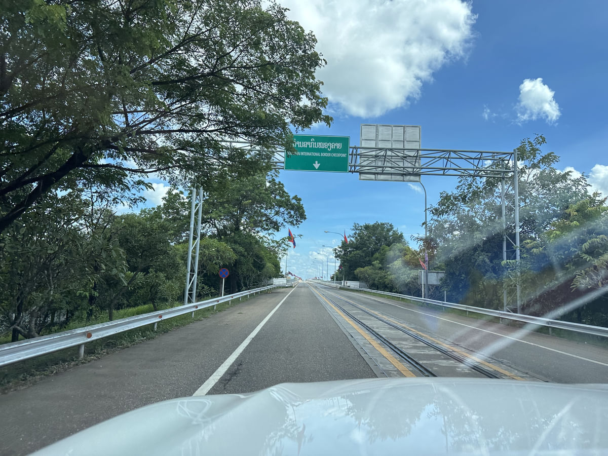 Sunset cruise on Luang Prabang river