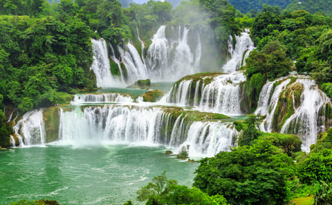 5-Day Adventure Tour of Ban Gioc Waterfall and Halong Bay
