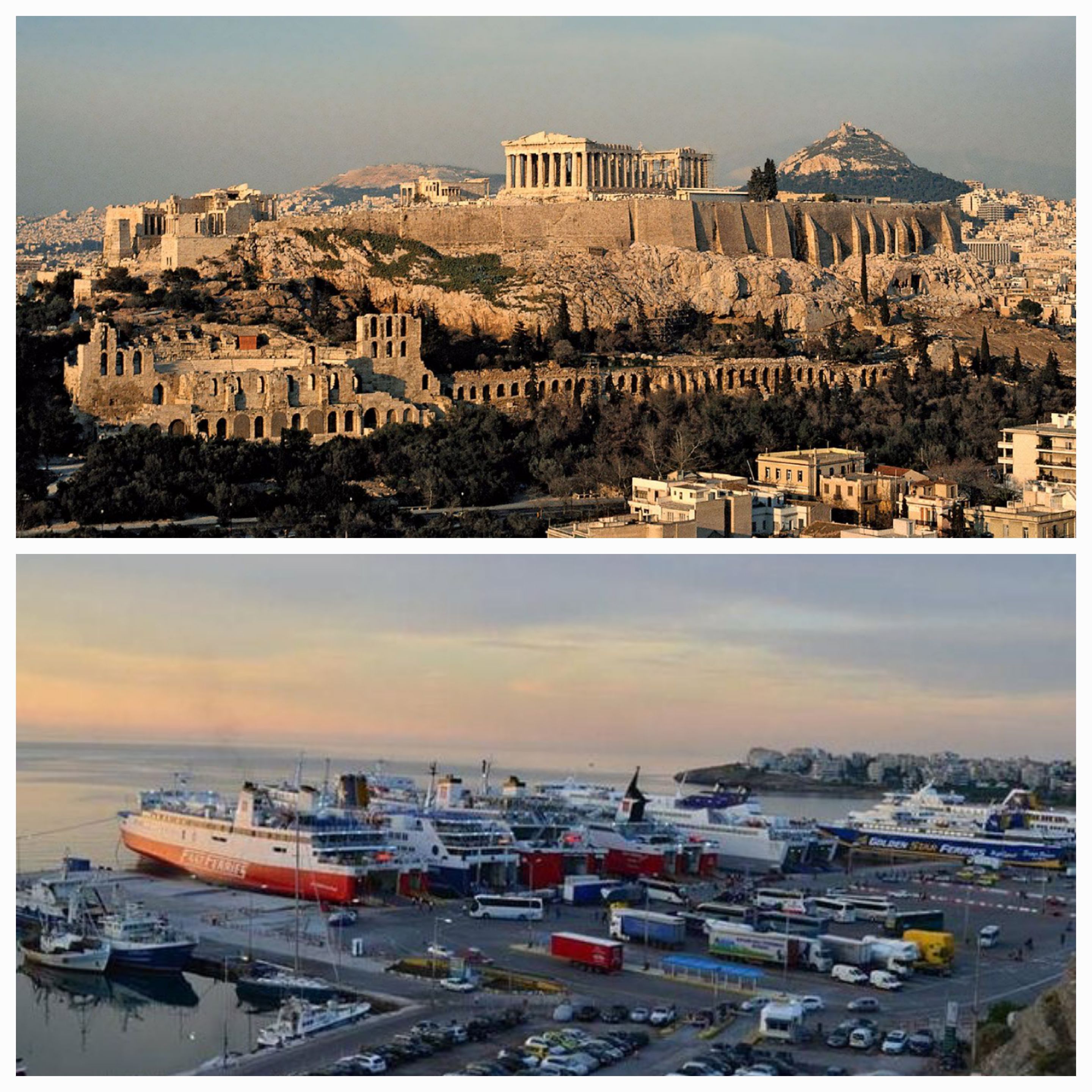 Athens City/ Hotels To Rafina Port minivan taxi transfer