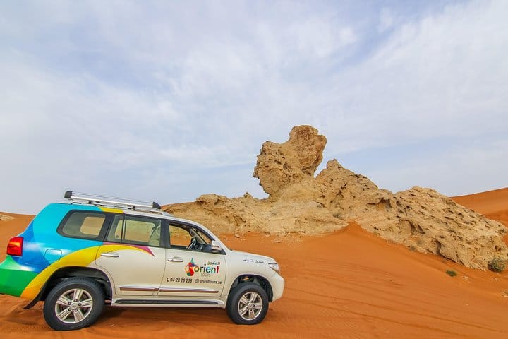 4x4 Hatta Safari to Fossil Rock & Honey Bee Garden visit with Breakfast