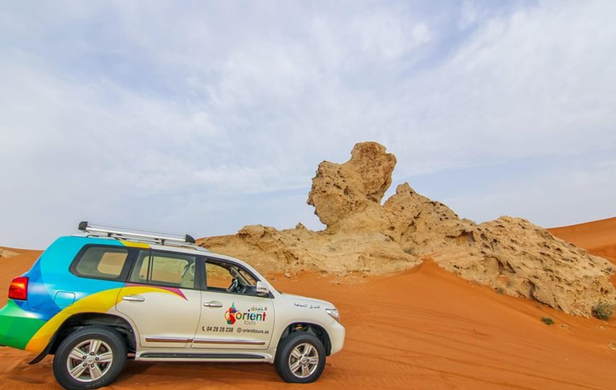 4×4 Hatta Safari to Fossil Rock & Honey Bee Garden visit with Breakfast