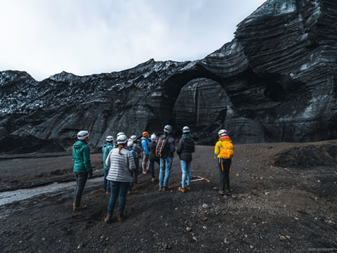 Katla Ice Cave & Black Beach with Drone, photo 4