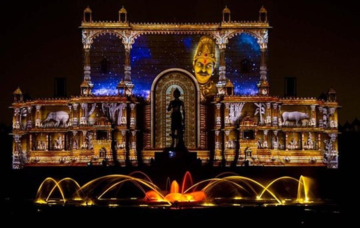 Akshardham Temple Evening Tour with Musical Fountain