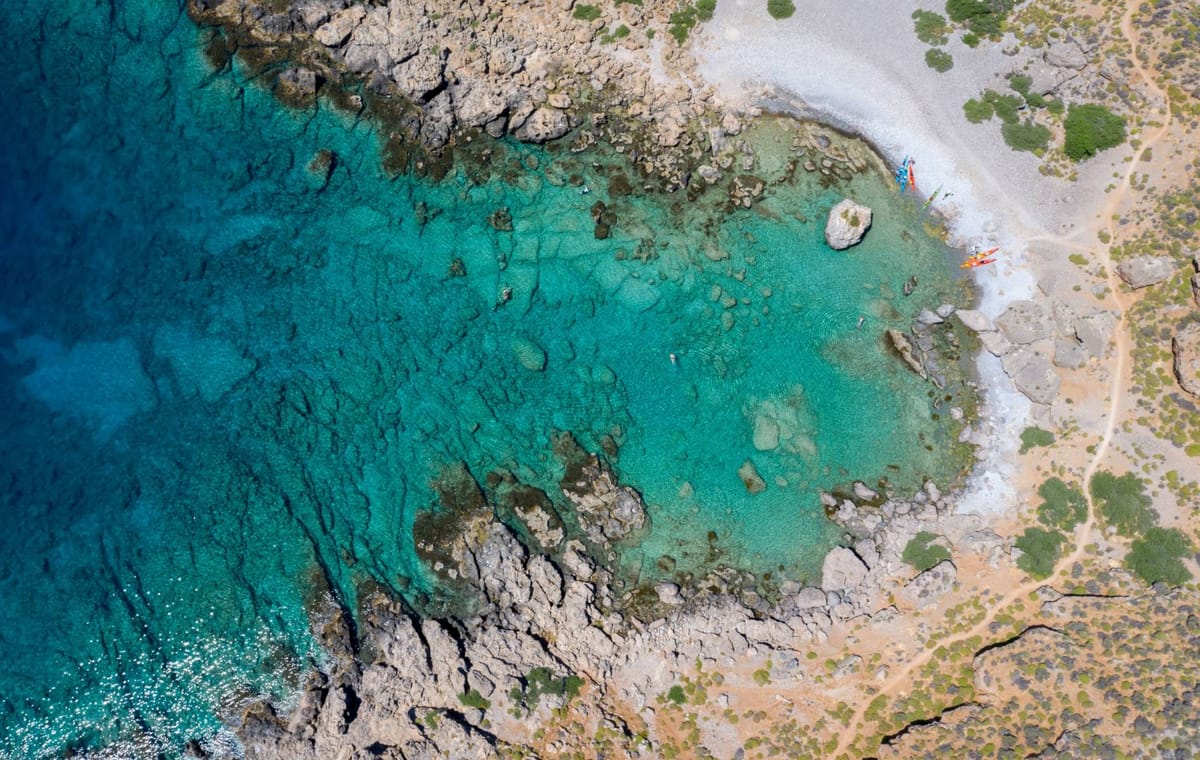 2-day sea kayaking in Samaria National Park, Crete