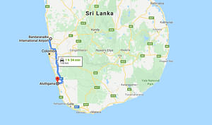 Colombo Airport (CMB) to Aluthgama City Private Transfer