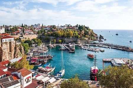 Antalya City Tour with Boat Trip and Waterfalls From Kemer