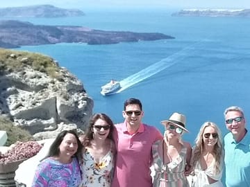 Private Custom Tour of Santorini's Akrotiri and Moni Profitou Iliou