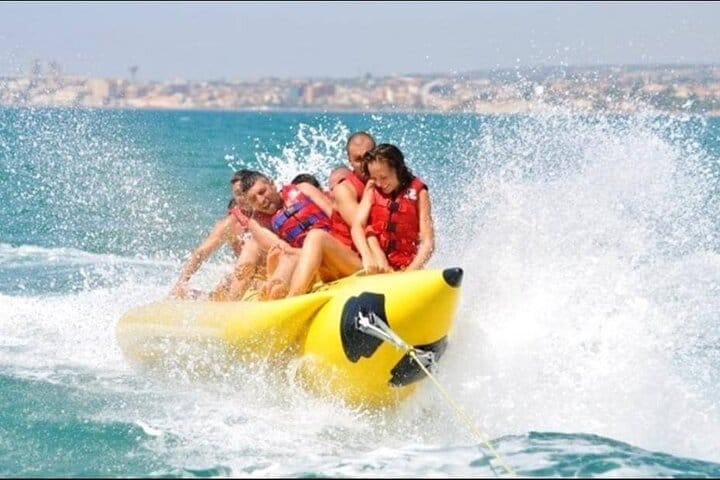 Parasailing, Banana & Sofa Boat & Private transfer in Hurghada