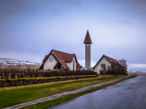 Reykholtskirkja church in Reykholt