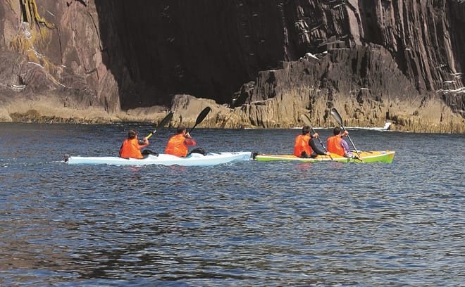 Sea kayaking along the Clare coastline. Clare. Guided. 6