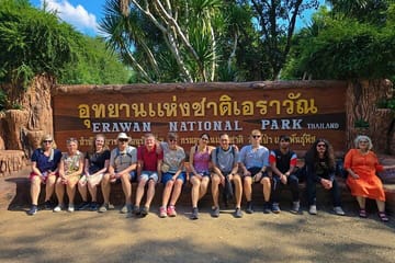 From Bangkok: Kanchanaburi, River Kwai and Erawan Waterfall Tour