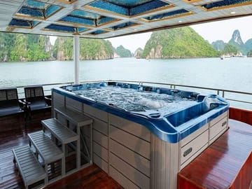 Arcady Premium Cruise Halong Bay Day Tour with Jacuzzi & Transfer