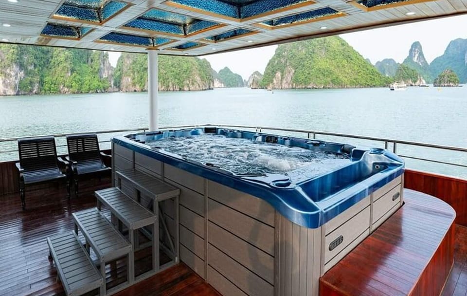 Arcady Premium Cruise Halong Bay Day Tour with Jacuzzi & Transfer