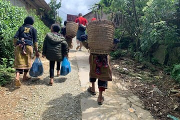 From Sapa: Hidden Trails of Mountains: Suoi Ho – Matra – Ta Phin