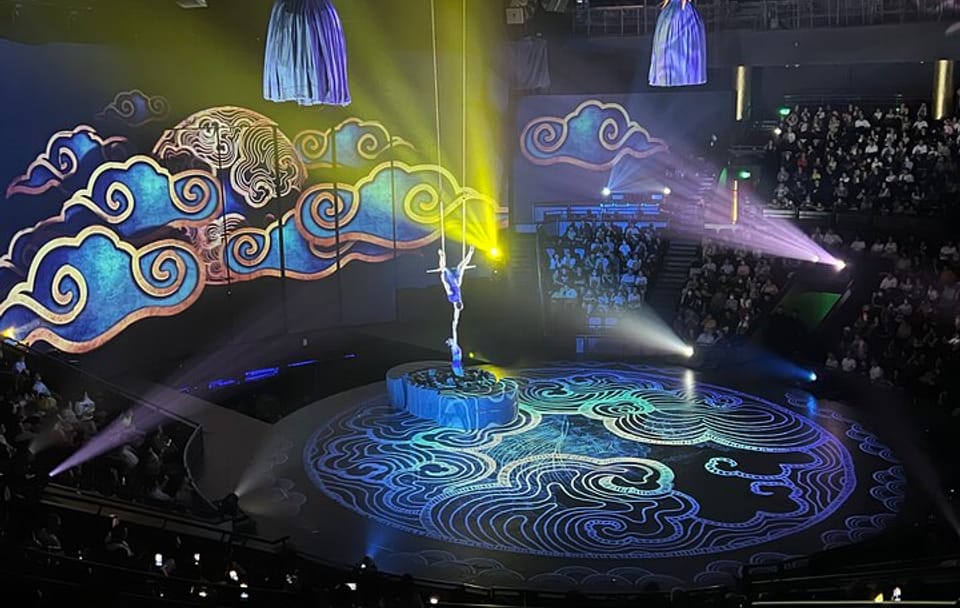 Acrobatics Show at Shanghai Circus World ERA Theatre