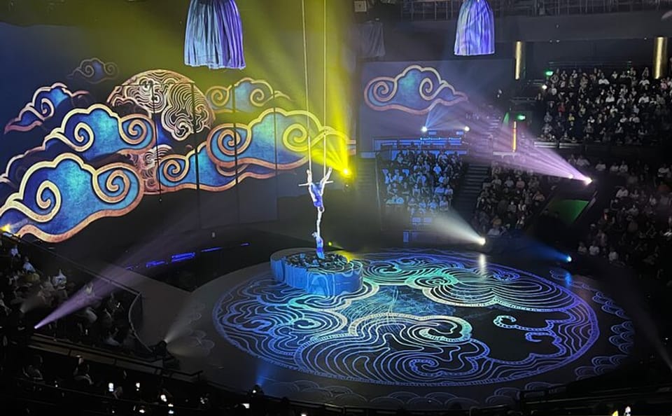 Acrobatics Show at Shanghai Circus World ERA Theatre