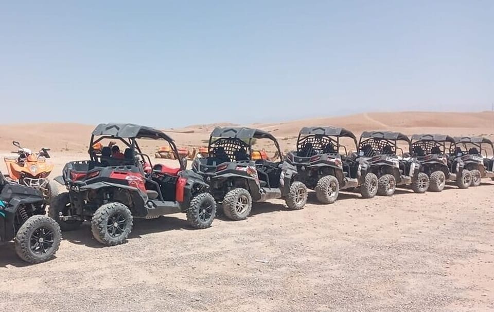 Buggy and Camel Ride with Dinner Show in Agafay Desert