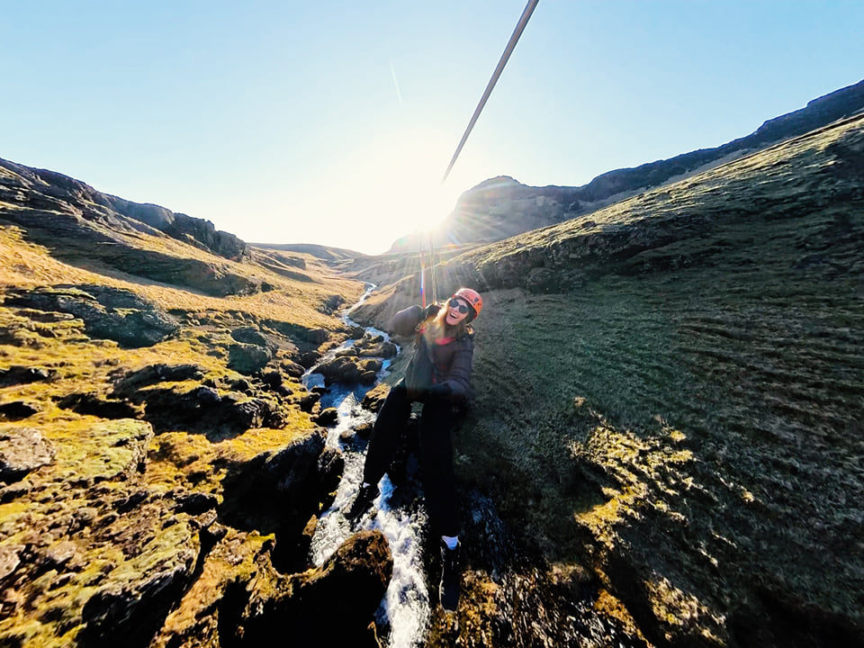 A Zipline in Vik, South Iceland — Katlatrack