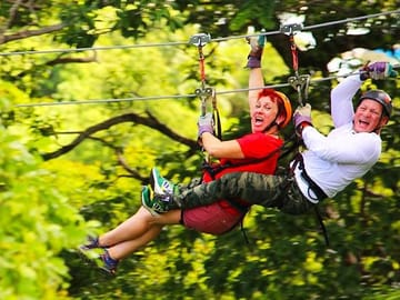 Extreme Zipline Adventure and Hiking in Coxen Hole