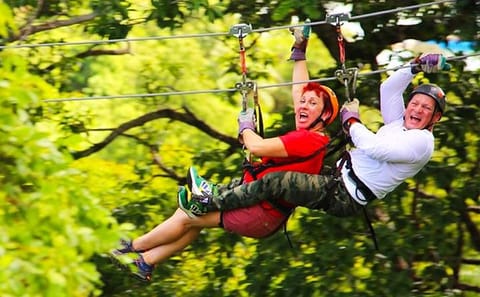Extreme Zipline Adventure and Hiking in Coxen Hole