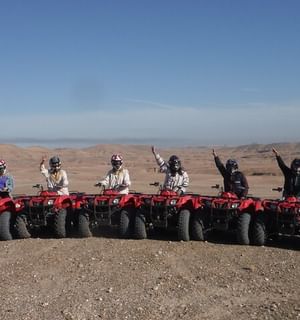Agafay Desert Quad and Camel Ride with Pick up