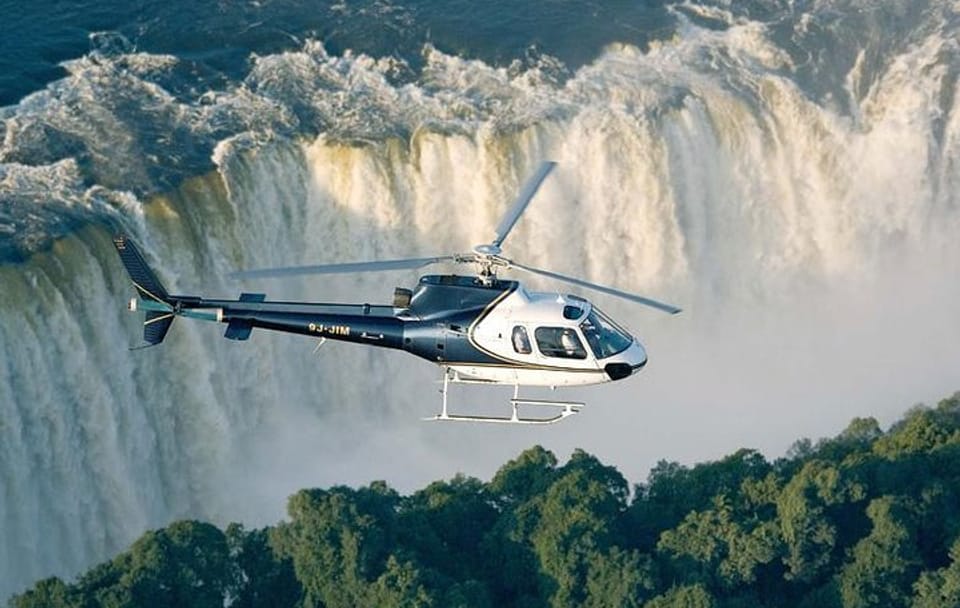 Helicopter Tour Over Victoria Falls in Zimbabwe